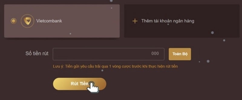 Lệnh rút tiền K8