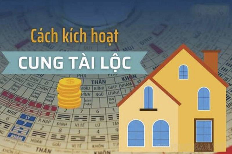 Kích hoạt cung tài lộc