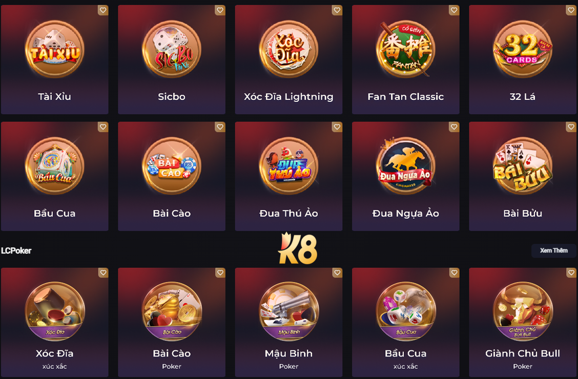 Đầy đủ game bài dân gian và hiện đại