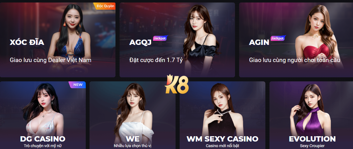 Cung cấp live casino đẳng cấp 6 sao